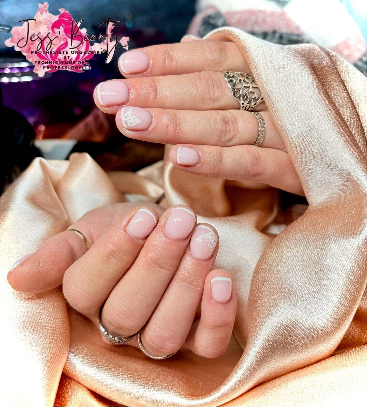 Gainage et French avec Sticker papillon 