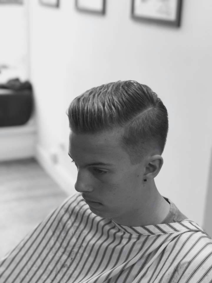 This lads travels all the way from clacton on Sea to get his haircut here 
Love it and love my job 