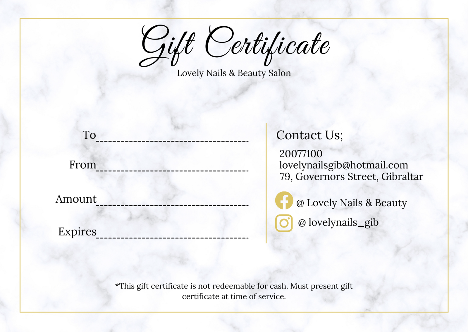 £200 Gift Voucher 
