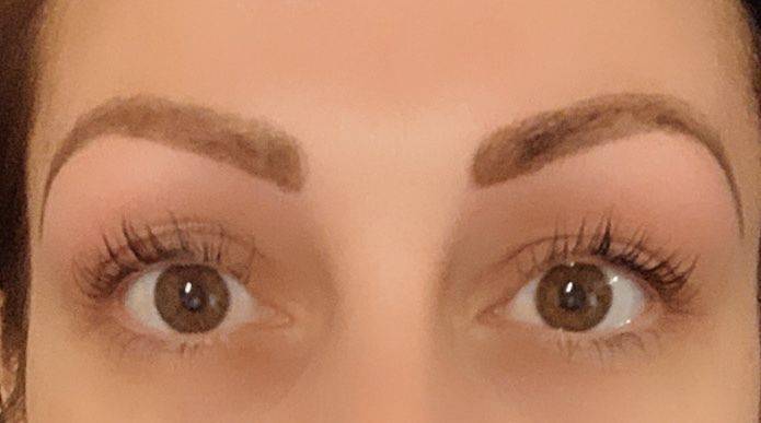 After lash lift