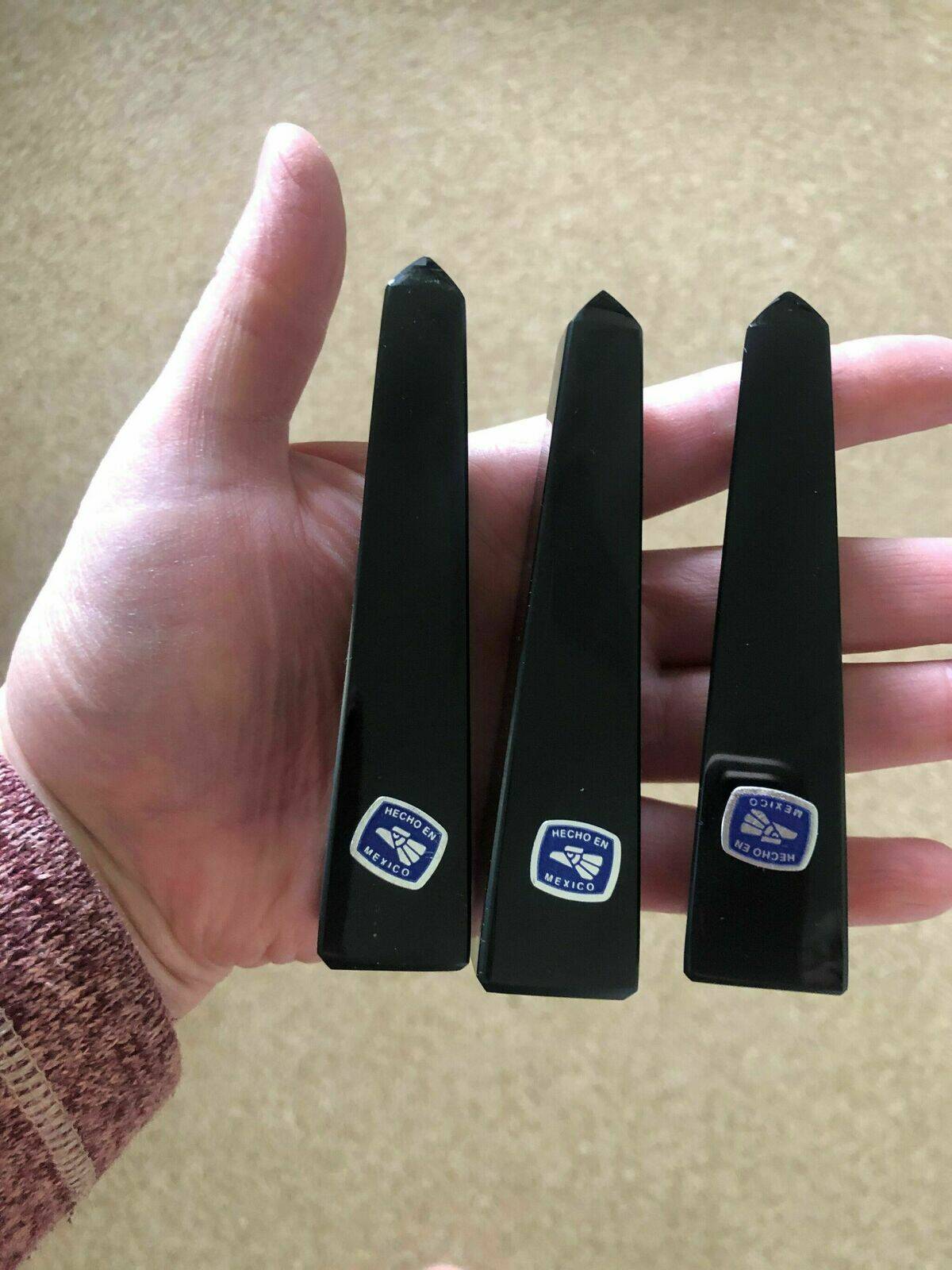 Black obsidian towers