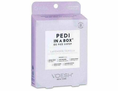 Voesh pedi in a box 5 step, O2 lavender vanilla