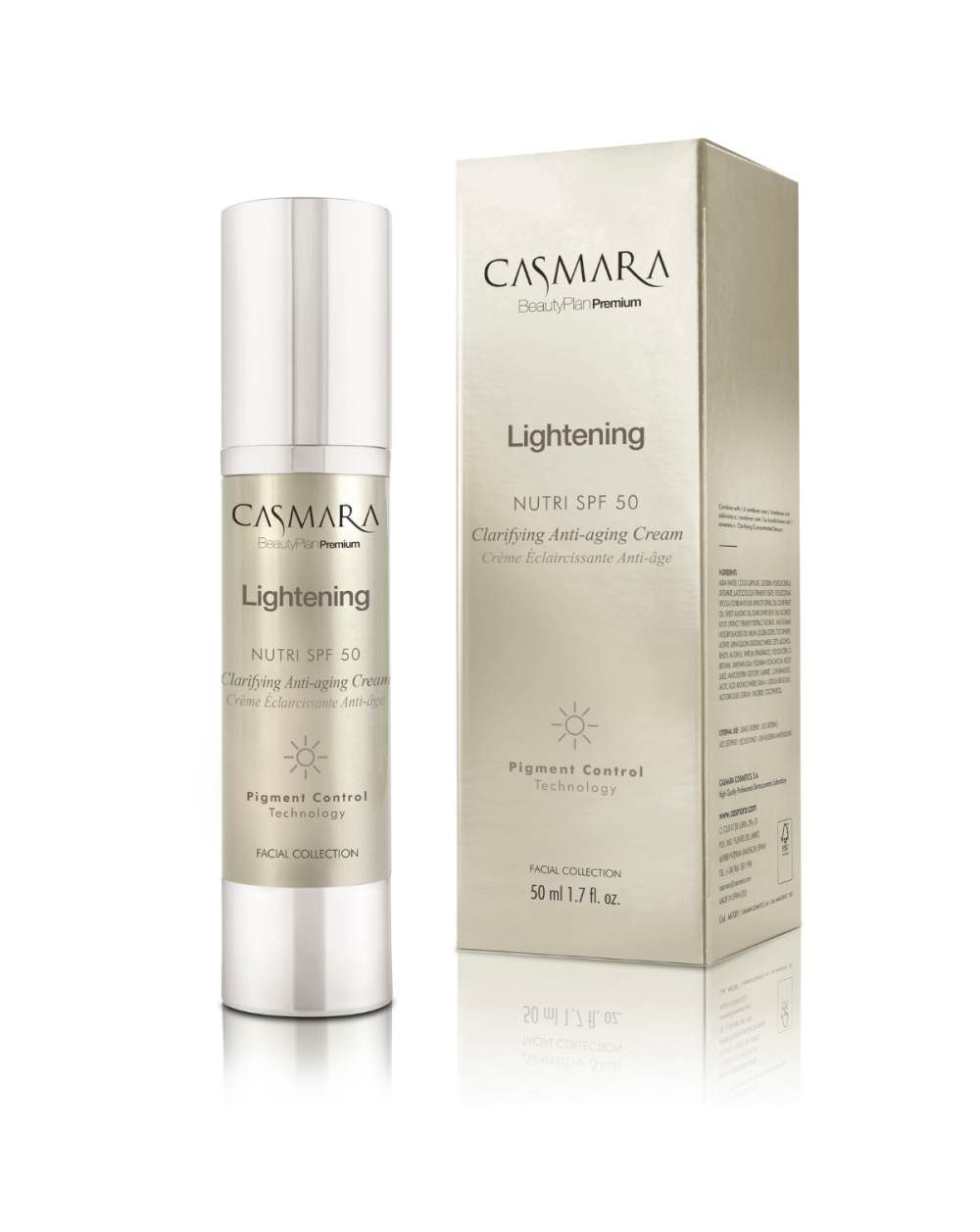 LIGHTENING Crème Dépigmentante anti-âge SPF50