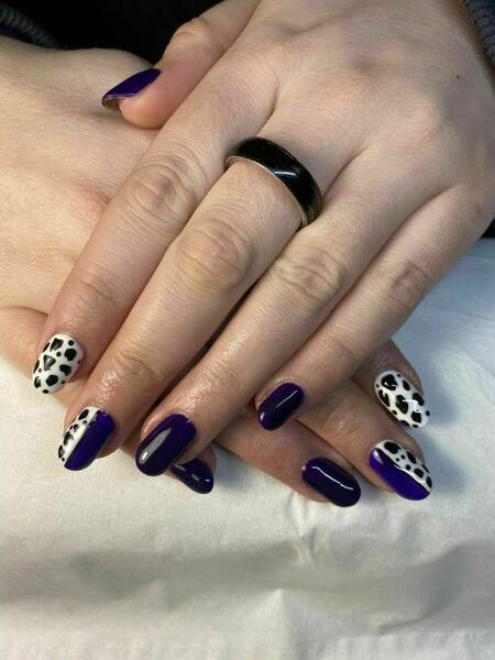  Builder Gel overlay on natural nails 