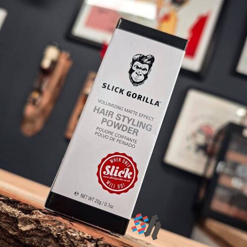 Slick gorilla styling powder