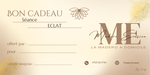 Cheque cadeau ECLAT