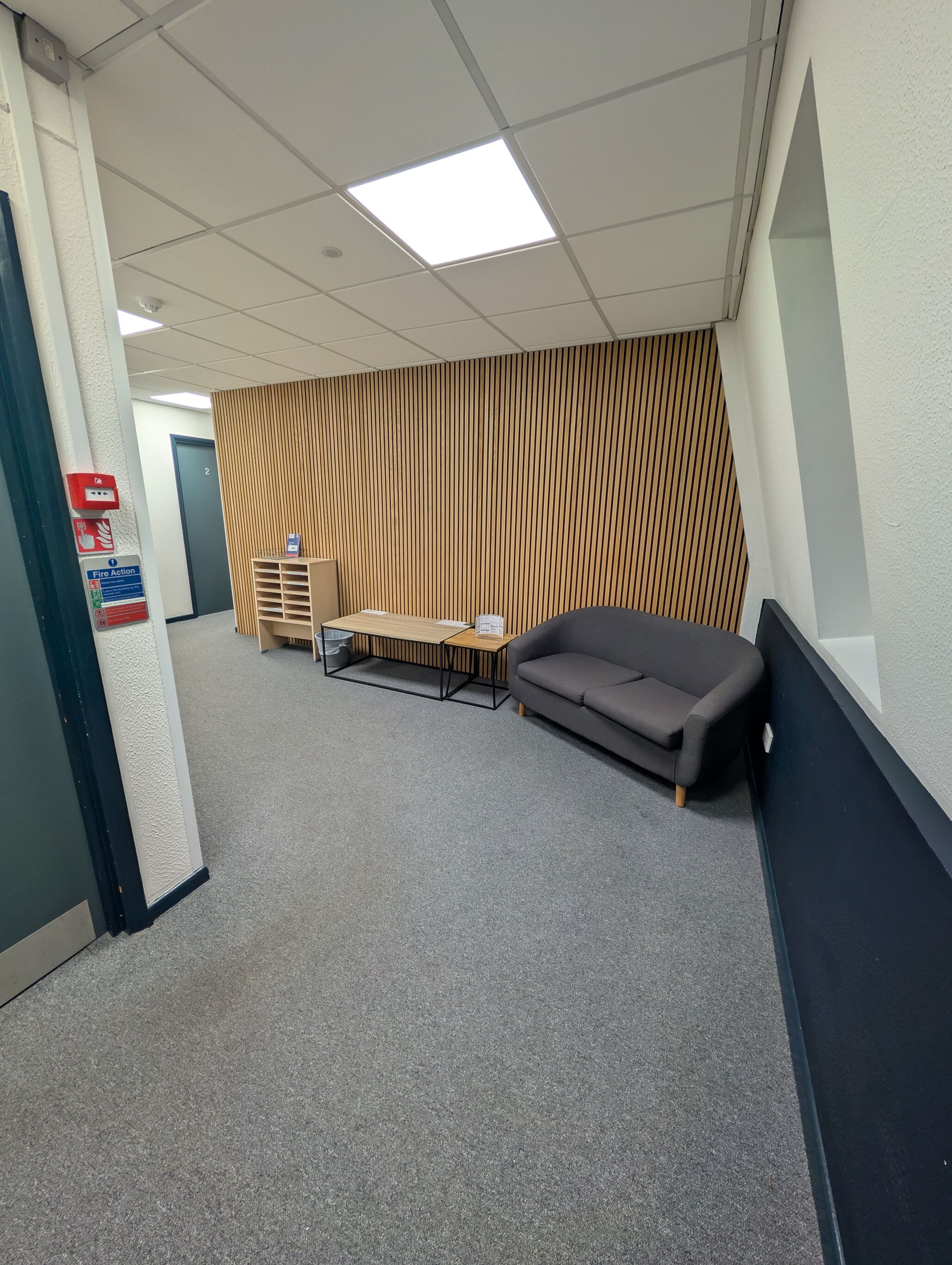 This is the waiting area. Please make yourself comfortable and I will come to collect you ☺️