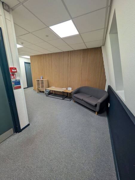 This is the waiting area. Please make yourself comfortable and I will come to collect you ☺️