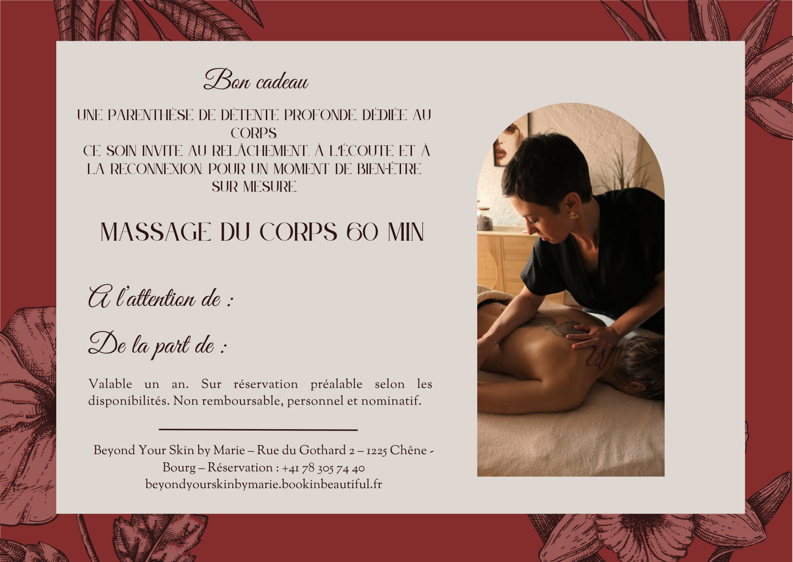 1h de Massage du Corps