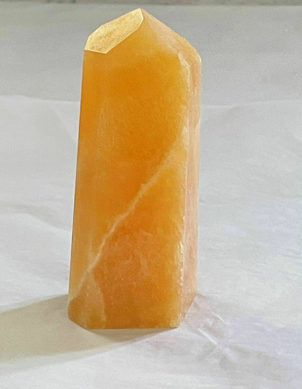 Orange calcite tower 2 