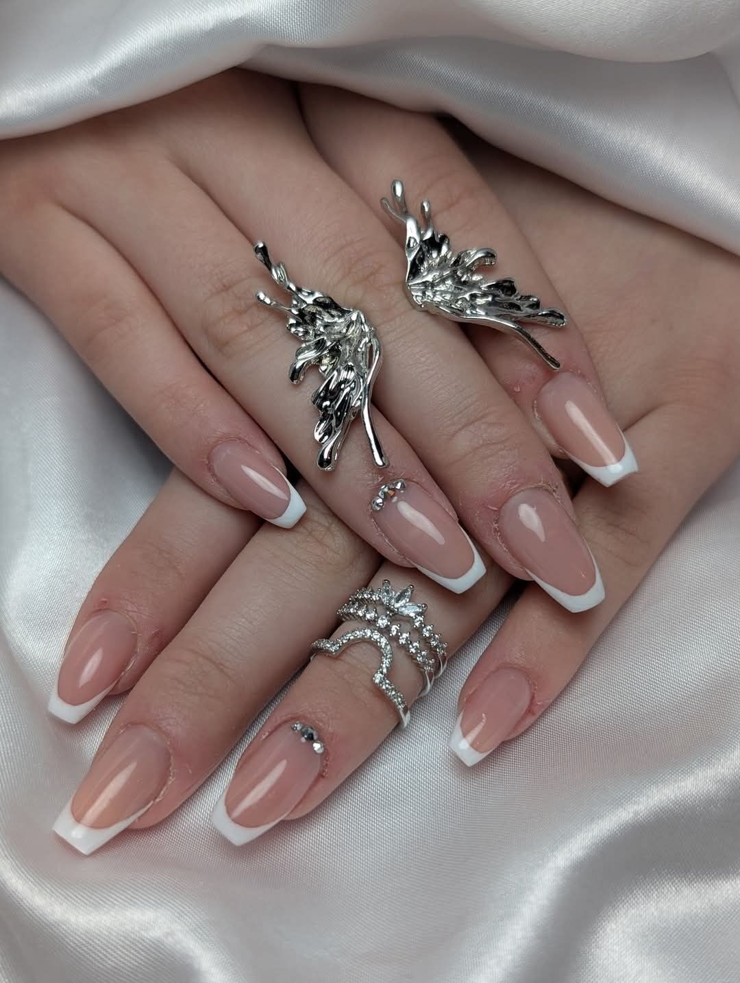 Gainage sur ongles naturels + French