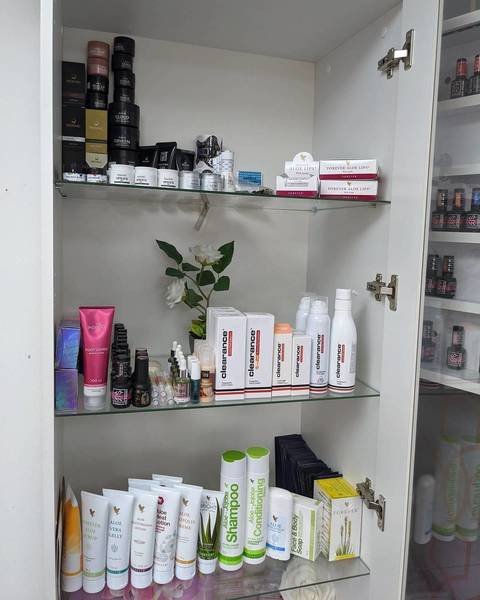 Some products will be available in salon