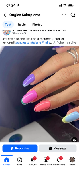 Semi permanent mains ou pieds 