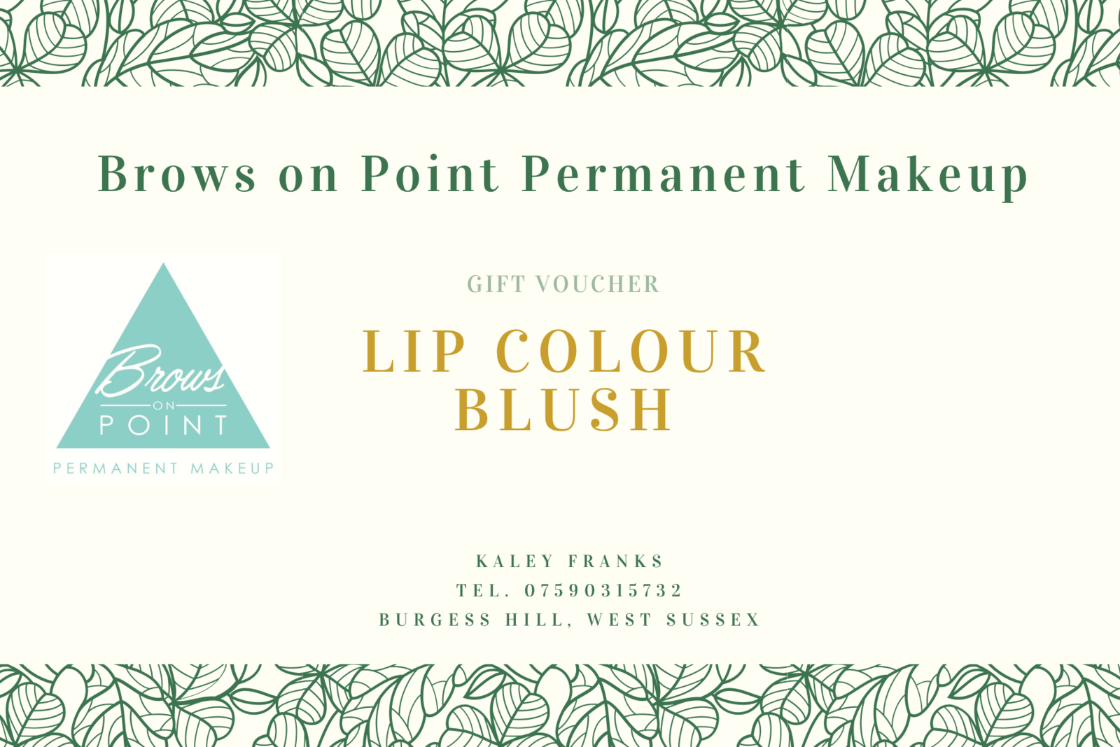 LIP BLUSH / POWDERED LIPS VOUCHER
