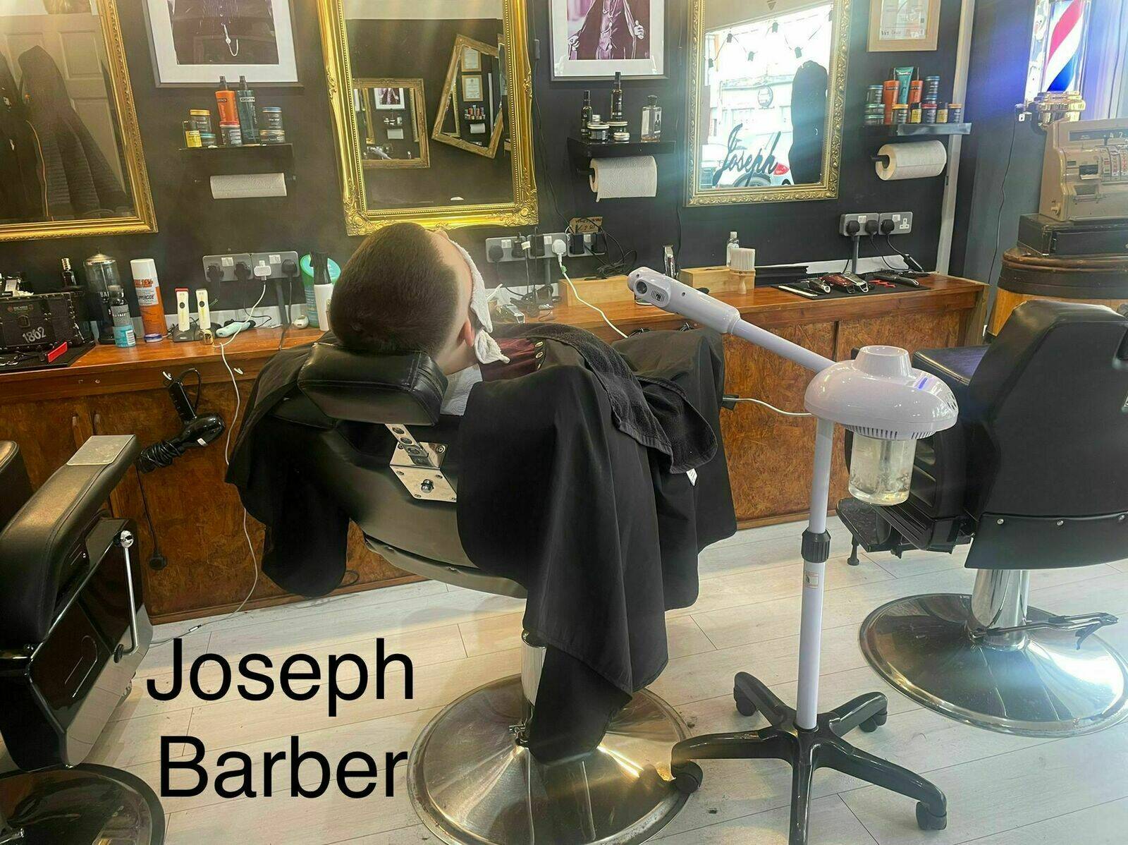 Hot Towel Shave at Joseph Barber