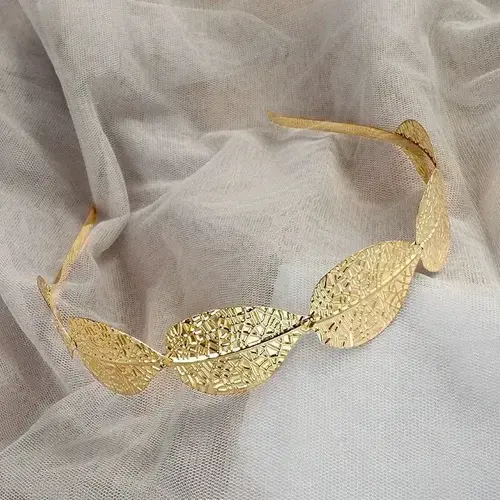 Cercle feuillage doré 