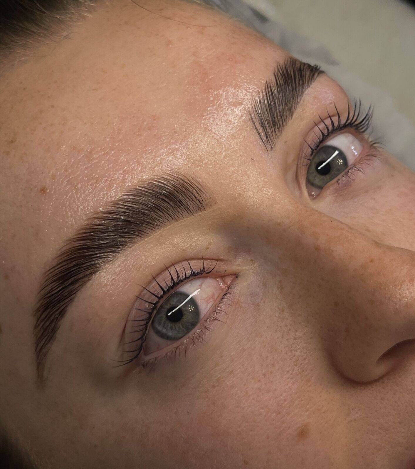 Brow lamination , Lash lift & tint
