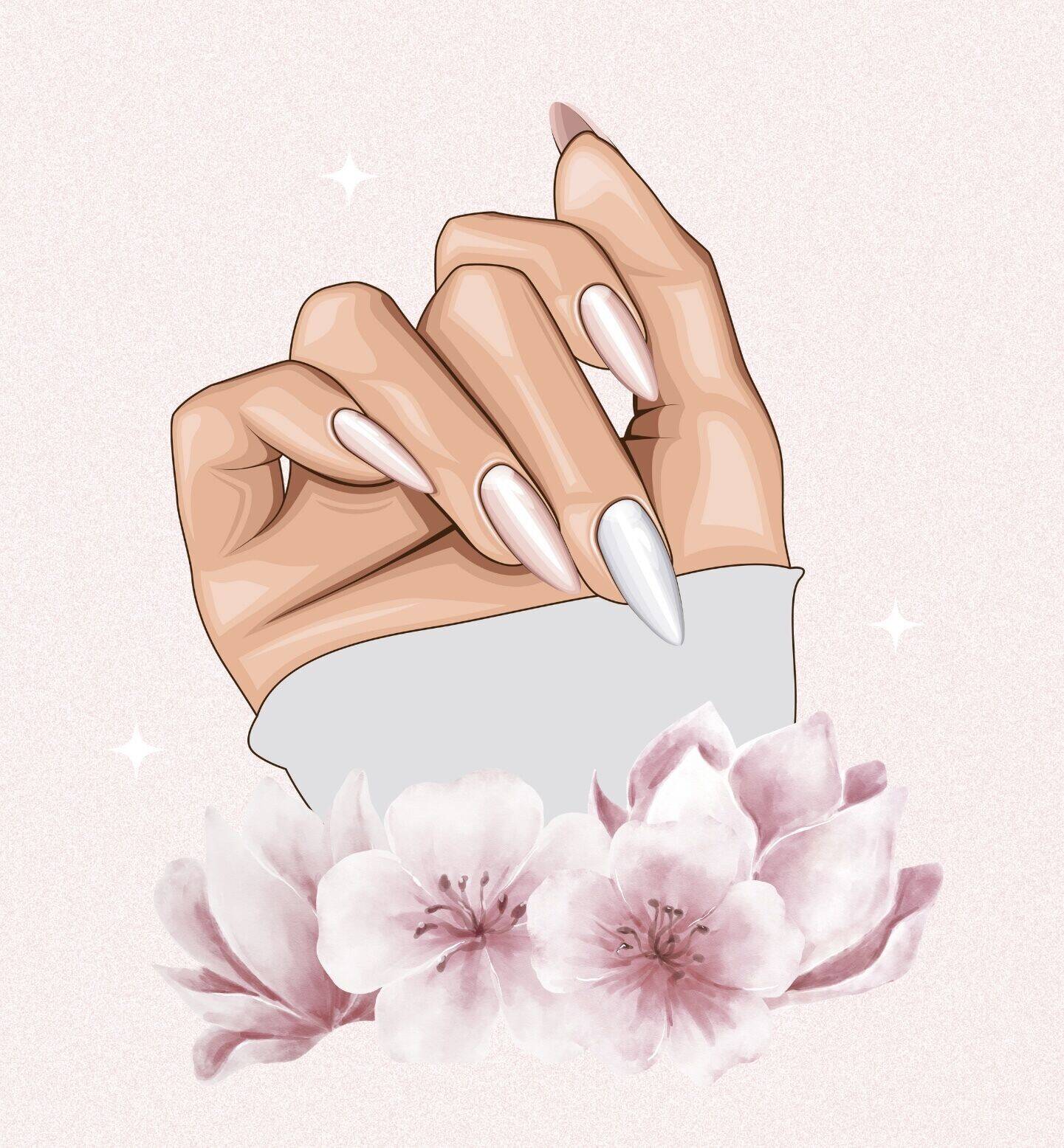 Pose de vernis semi permanent  mains