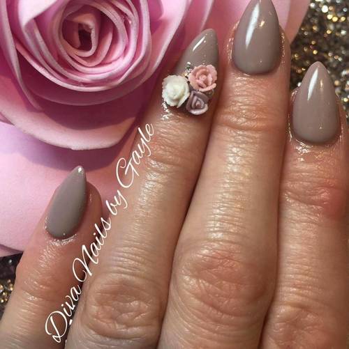 Field fox and tiny hand made roses