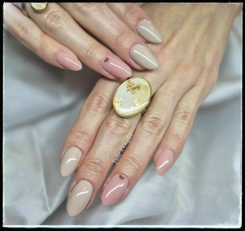 Remplissage Gel Bicolore et Nail art 
