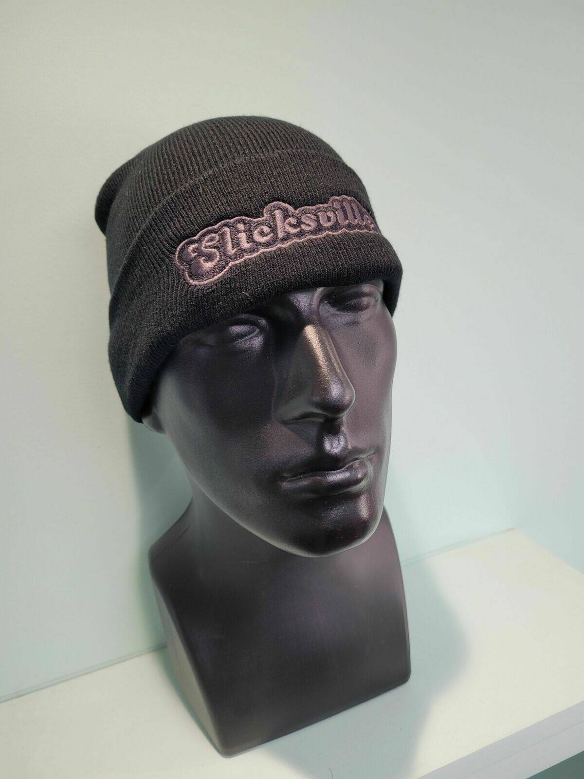 B/W Slicksville  Beanie