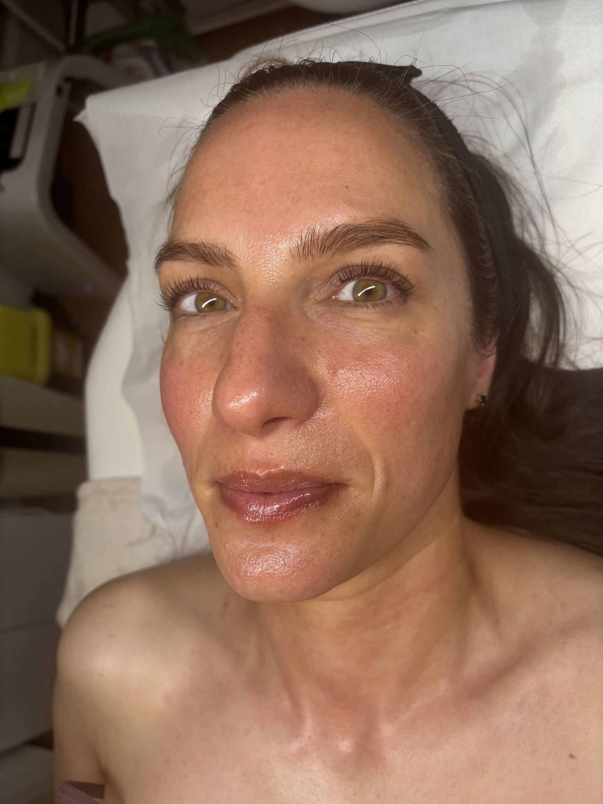 Buccal facial massage and Eyelash lift & Tint