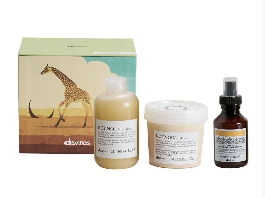 Davines Nounou Christmas Gift Set 2025 – For Lightened & Damaged Hair