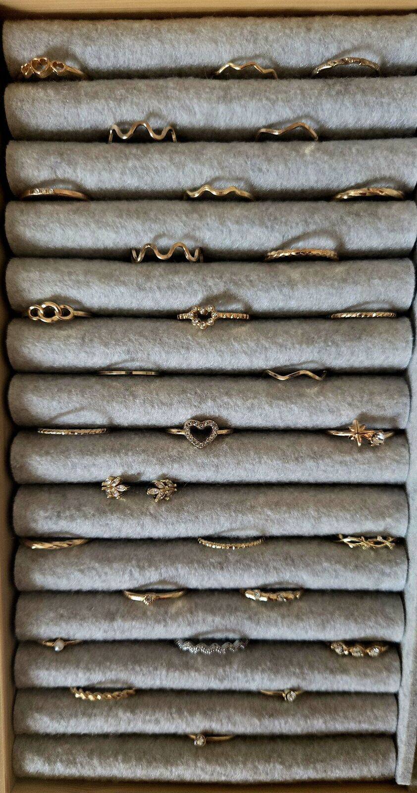 Bijoux bagues, boucle d'oreilles 