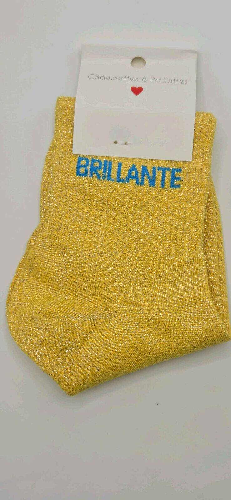 Chaussettes à Paillettes Brillante