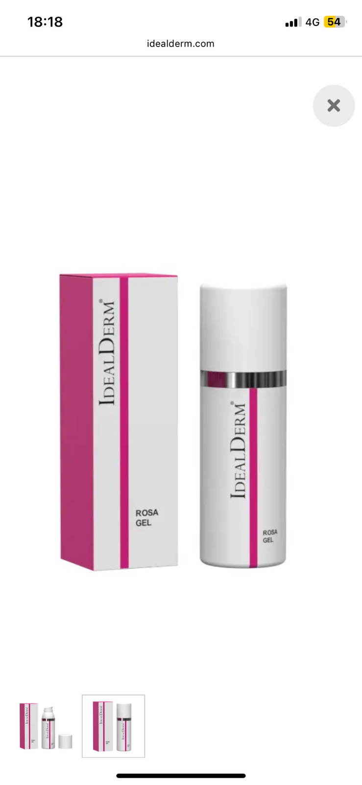 Gel anti-rougeurs à l'acide azélaïque 50ml