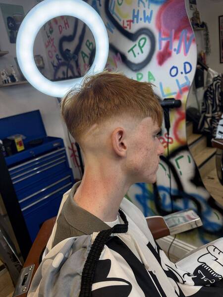 mid fade with pattern - Jack 