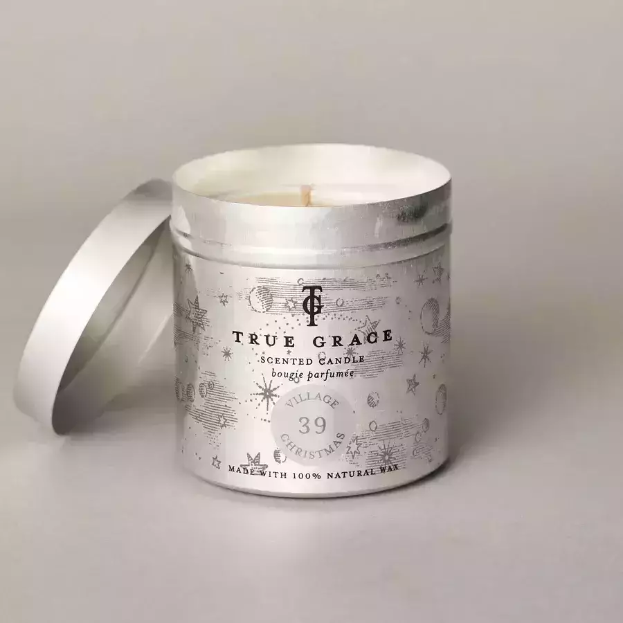 True Grace Village Christmas Candle 