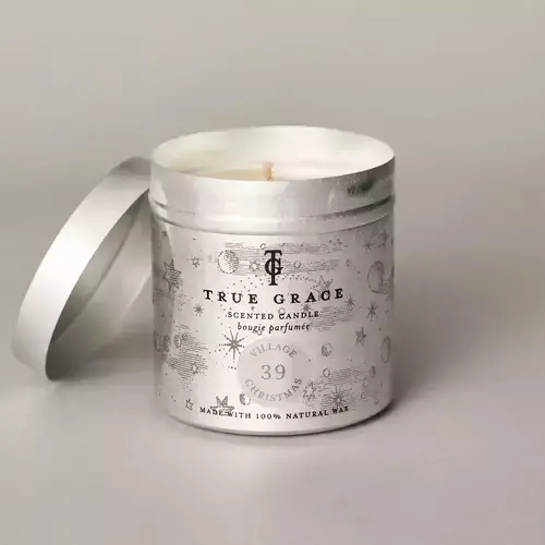 True Grace Village Christmas Candle 