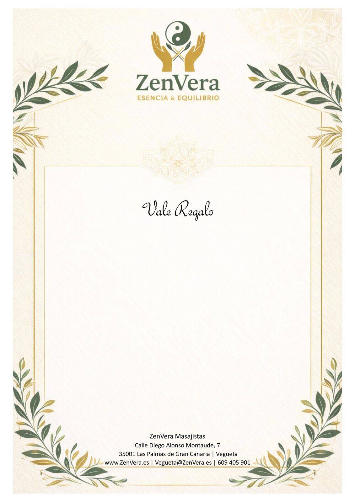 Vale regalo | Valor 150€