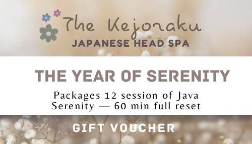 The Year of Serenity — package of 12 session of 60 minutes full reset 