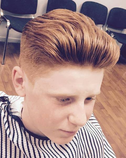 #schoolboy #cool #doncaster #mensfashion #menshair #coolbarber #coolkids #barbershop #barberlife finished with @dapperdanuk #mattpaste #boyshaircut #boysfashion