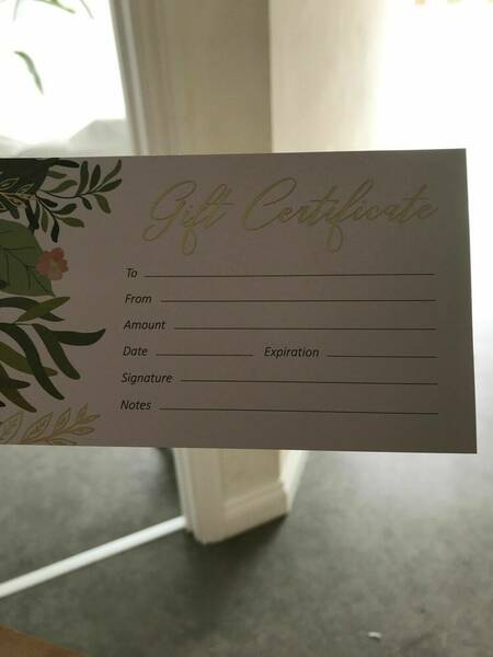Gift voucher