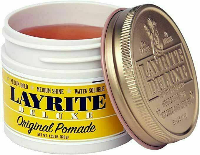 Layrite Original Pomade 120g | Medium Hold | Water Soluble | Medium Shine