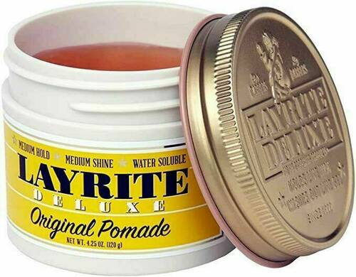 Layrite Original Pomade 120g | Medium Hold | Water Soluble | Medium Shine