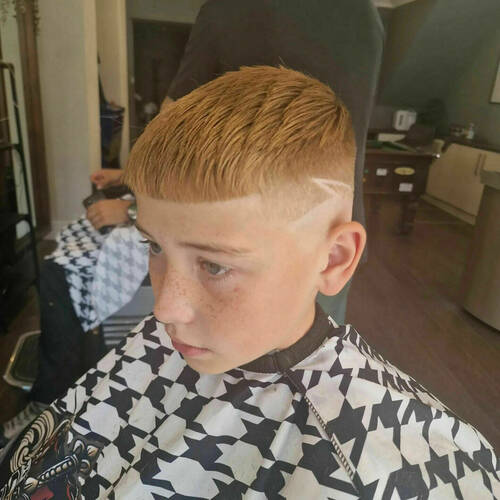 Phil Foden Style Cut With Pattern By Paige