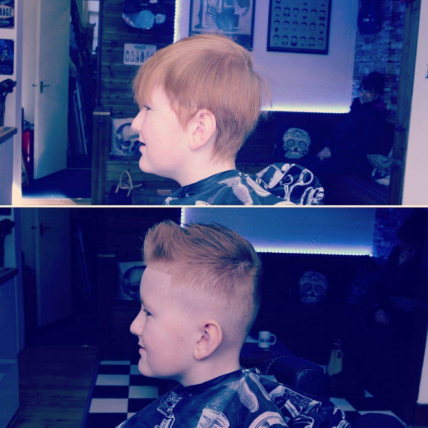 Todays haircut ! Before and after .