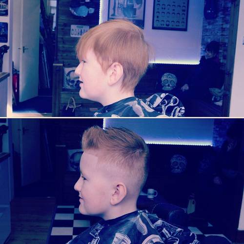 Todays haircut ! Before and after .