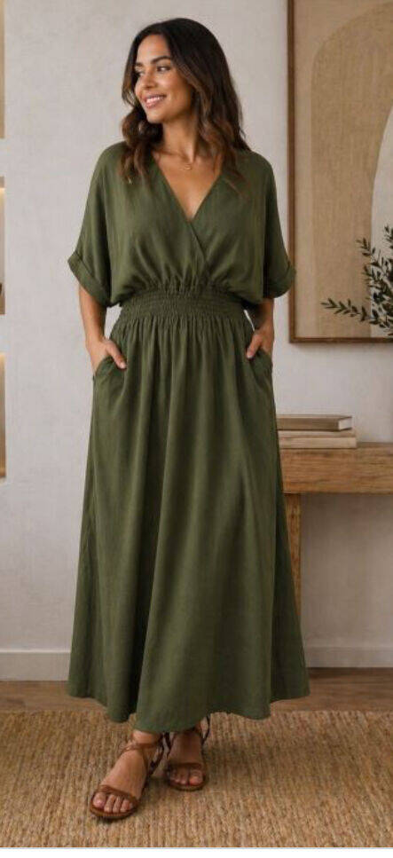 Robe kaki 