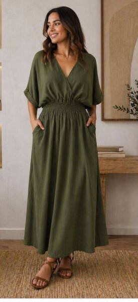 Robe kaki 