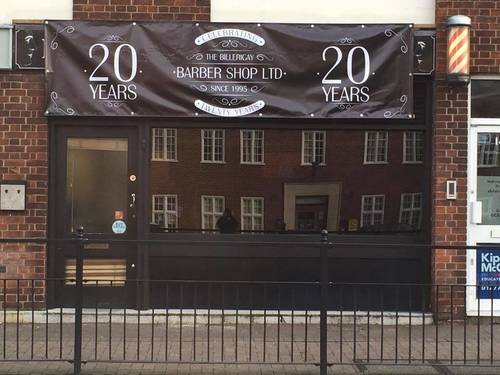 The banner is up! Let the celebrations begin!! 2⃣0⃣