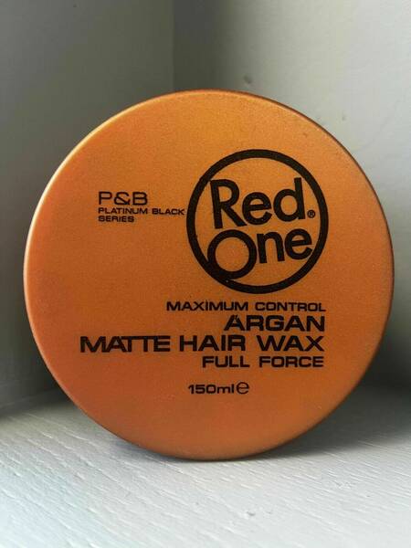 RED ONE matte hair wax 