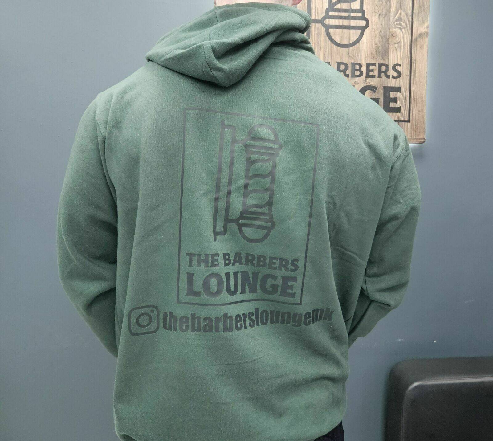 Adults Carci Green Hoodie Black Logo