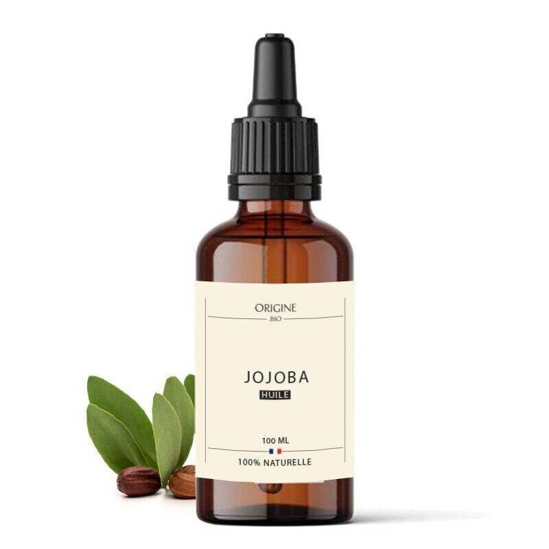 Huile de Jojoba bio - Origine Bio - Cheveux et Visage (Contenance : 100ml)