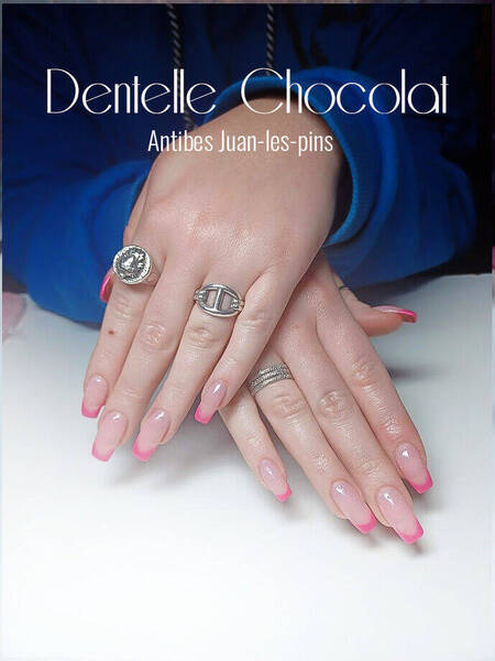 Onglerie Antibes Dentelle Chocolat