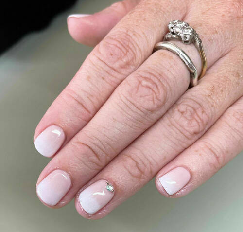 Baby Boomer Style Ombré Design